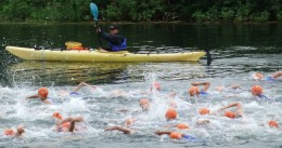 Triathlon Soulanges à Coteau-du-Lac - U13 en cours