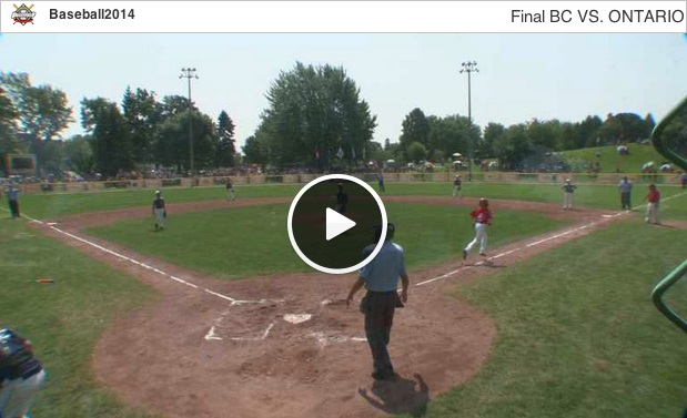 Baseball-Championnat-canadien-petite-Ligue-a-Valleyfield-Capture-d-ecran-Livestream