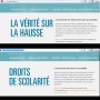 Hausse des frais de scolarité – Batailles même sur le Web