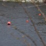 Bouées rouges près du pont Laberge à Châteauguay ???