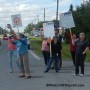 Des employés d’hydro-Québec manifestent