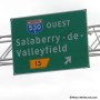 Autoroute 30 – Sortie 13 pour Salaberry-de-Valleyfield