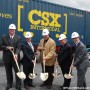 CSX – La construction du terminal intermodal va bon train