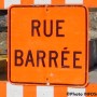 Le chemin de la Beauce fermé à Beauharnois lundi