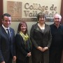 La ministre Hélène David en visite au Collège de Valleyfield