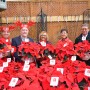 Arrivée des poinsettias de la Maison de soins palliatifs