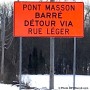 Début des travaux de reconstruction du pont Masson