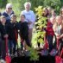 Des jeunes impliqués dans une grande plantation d’arbres