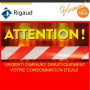 Rigaud invite ses citoyens à diminuer la consommation d’eau