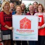 Des poinsettias au profit de la Maison de soins palliatifs