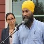 Le chef du NPD Jagmeet Singh en visite dans la région