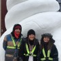 Des étudiants du Cégep au Concours Intercollégial de sculpture sur neige