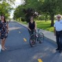 Une piste cyclable bidirectionnelle sur le boulevard Cadieux à Beauharnois