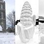 Des sculptures sur neige géantes à voir à Sainte-Martine