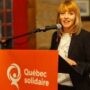Emmanuelle Perras, candidate de Québec solidaire à Huntingdon