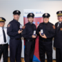 Trois pompiers de Valleyfield honorés d’une Médaille pour acte méritoire
