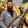 Maxime Latour et la Coupe Grey de passage à Salaberry-de-Valleyfield