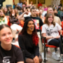 Farah Alibay en visite à l’école de la Baie-Saint-François