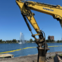 Début des travaux de stabilisation des berges à Salaberry-de-Valleyfield