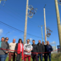 Inauguration de l’œuvre d’art Rayonnement sur la rue Moco