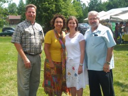 François Candau, Claude DeBellefeuille, Maude Laberge & M. Bigras (pour Stéphane Billette) - Photo INFOSuroit.com