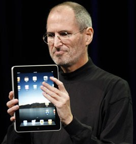 Steve Jobs d'Apple et le iPad