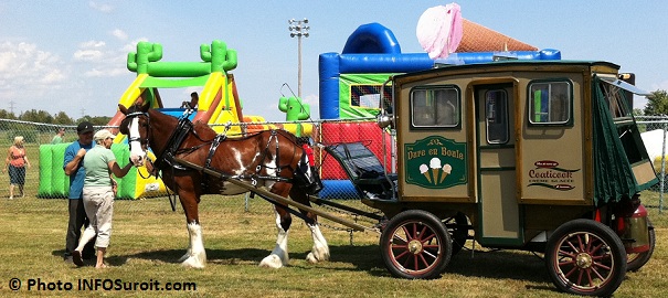 jeux gonflables cheval et creme_glacee fete familiale Riviere-Beaudette Photo INFOSuroit_com