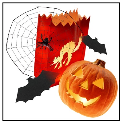 Halloween-citrouille-chauve-souris-araignee-image CPA-publiee-par-INFOSuroit