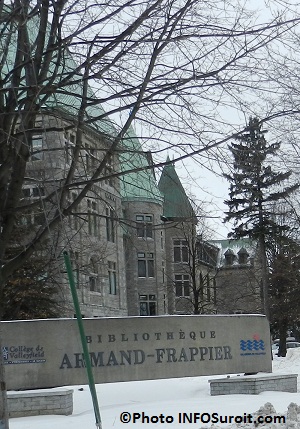 College_de_Valleyfield-Bibliotheque-Armand-Frappier-hiver-Photo-INFOSuroit_com