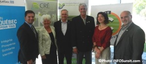 CRE-VHSL-Devoilement-mediation-culturelle-GLeclair-GQuesnel-JLAberge-RSauve-GPilon-Photo-INFOSuroit