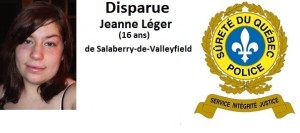 SQ-personne-disparue-Jeanne-Leger-16-ans-de-Valleyfield-juillet-2013-Photo-courtoisie