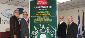 Beauharnois-Carrefour-30-Claude_Haineault-Alain_Lagace_Denis_Custeau-avec-Alain_Gravel-Photo-courtoisie