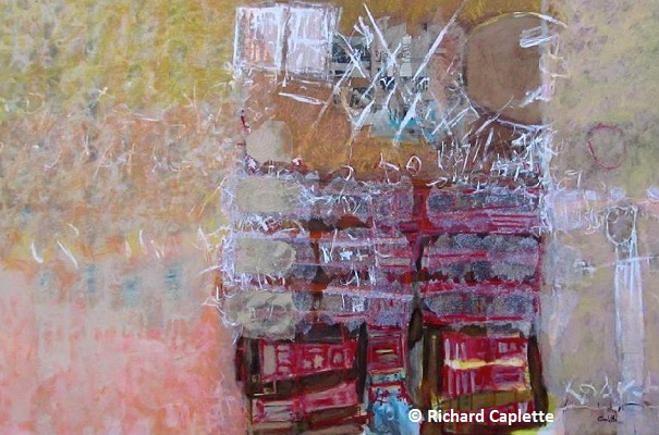Oeuvre de l artiste-peintre Richard Caplette Capsule temporelle 2013 - ©Richard Caplette