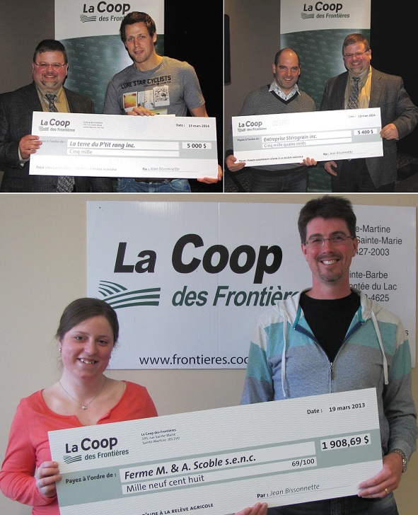 Coop-des-Frontieres-remise-cheques-a-G_Dubuc-S_Rocherfort-et-Melissa_Sylvestre-Montage-Photos-courtoisie