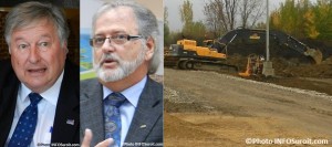 Denis_Lapointe-Claude_Haineault-et-travaux-infrastructures-Photos-INFOSuroit_com