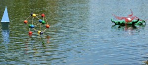 College-de-Valleyfield-Arts-visuels-3-Sculptures-flottantes-Vieux-canal-Photo-courtoisie