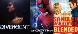 cinema-en-plein-air-affiches-films-Divergent-Spiderman-et-Blended