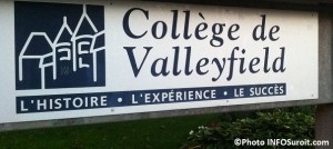 College-Valleyfield-enseigne-sur-rue-Champlain-Photo-INFOSuroit_com