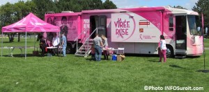 La Viree Rose caravane lutte cancer du sein a la grande fete familiale de Chateauguay Photo INFOSuroit