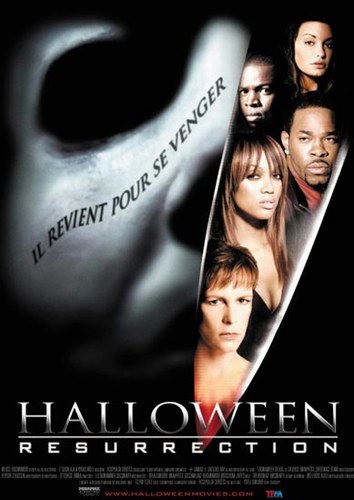 Film horreur Halloween Resurrection affiche officielle