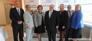 Inauguration-centre-services_ambulatoires-R_Deschamps-N_Mongeon-L_Charlebois-G_Barrette-M_C_Nichols-M_Lapointe-et-L_Pelchat-photo-INFOSuroit_com