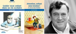 pochettes livres GermainDuclos Guider mon enfant dans sa vie scolaire et Attention, Enfant sous tension... et GDuclos Images courtoisie