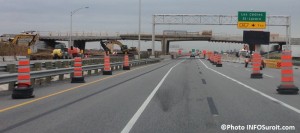 Autoroute 20 Est fermeture travaux urgence viaduc a Les Cedres Photo INFOSuroit_com