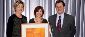 Prix excellence Lucie Robitaille laureate Manon_Rousse et Xavier_Fonteneau Photo ENAP