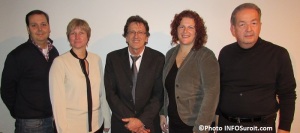 Francois_Black Nathalie_Simon Mario_Chamberland Annik_Hall et Yvon_Bouchard Photo INFOSuroit_com