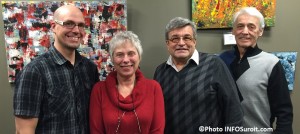 Philippe_Laplante Lise_Tremblay-Wart Gaetean_Menard et Camille_Deschamps Photo INFOSuroit