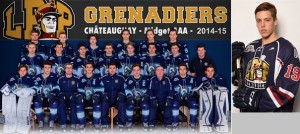 Grenadiers de Chateauguay Hockey Midget Photo d equipe 2014-2015 et Maxime_Comtois
