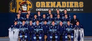 Grenadiers de Chateauguay 2014-2015 photo officielle ligue hockey Midget AAA