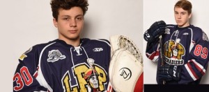 Kyle_Jessiman et Nicolas_Desgroseiller des Grenadiers Chateauguay Hockey Midget AAA Photos courtoisie