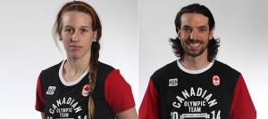 Marianne_St-Gelais et Charles_Hamelin equipe olympique canadienne Photo Mike_Ridewood Comite olympique canadien
